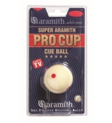 Super Aramith Pro-Cup tréningová a hracia biela gula 57,2mm