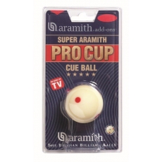 Super Aramith Pro-Cup tréningová a hracia biela gula 57,2mm
