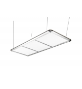Biliardová lampa LED Flat silver