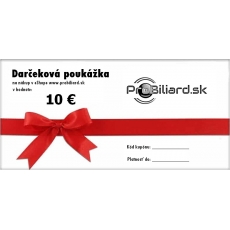 Darčekový poukaz v hodnote 10 €