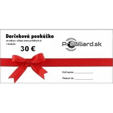 Darčekový poukaz v hodnote 30 €